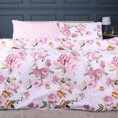 Акція на Комплект постільної білизни MirSon Полуторний 143х210 см 17-0726 Peony Whisper Ranforce Elite від Rozetka