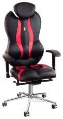 Акція на Крісло Kulik System Grande Black / Red від Rozetka