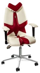 Акція на Крісло Kulik System Fly White/Red від Rozetka