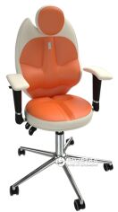Акція на Крісло Kulik System Trio White/Orange від Rozetka