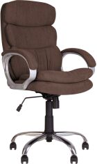 Акція на Крісло Nowy Styl DOLCE TILT ordf CHR68 SORO-28 Світло-коричневе від Rozetka
