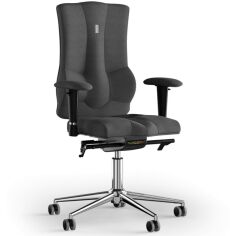 Акція на Крісло Kulik System Elegance Сіре (10-909-BS-MC-0506) від Rozetka