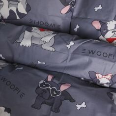 Акція на Підковдра MirSon Ranforce Elite 17-0663 Cute Pug 200х220 см від Rozetka