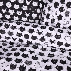 Акція на Підковдра MirSon Ranforce Elite 17-0673 Monochrome Meows 200х220 від Rozetka