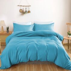 Акція на Підковдра MirSon полуторна 143x210 см Light Pro 10-008 Blue Satin від Rozetka