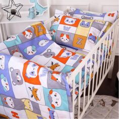 Акція на Підковдра MirSon Бязь 20-0039 Zoo Alphabet 175х210 см від Rozetka