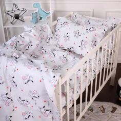 Акція на Підковдра MirSon Бязь 20-0040 Cute White Zebra 160х220 см від Rozetka