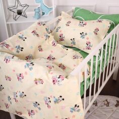 Акція на Підковдра MirSon Бязь 20-0043 Green Mikey Mouse 143х210 см від Rozetka