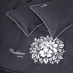Акція на Підковдра MirSon Сатин Elit 0240 Iron grey Traditions 143х210 см від Rozetka