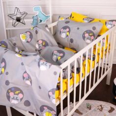 Акція на Підковдра MirSon Бязь 20-0029 Funny Mice 220х240 см від Rozetka