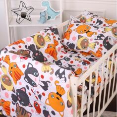 Акція на Підковдра MirSon Бязь 20-0035 Colored Kittens 143х210 см від Rozetka