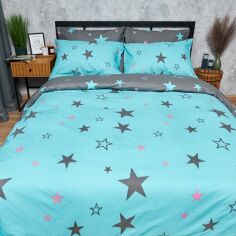 Акція на Підковдра Moon&Star Бязь Gold Люкс Starry Skies Полуторна 143 x 210 см (MS-870000745) від Rozetka