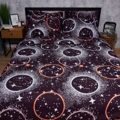 Акція на Підковдра Moon&Star Бязь Gold Люкс Cosmic Vibes King Size 220 x 240 см (MS-870000634) від Rozetka