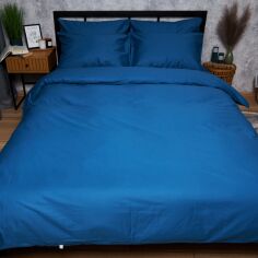 Акція на Підковдра Moon&Star Satin Premium Deep Blue Євро 200 x 220 см (MS-870000963) від Rozetka