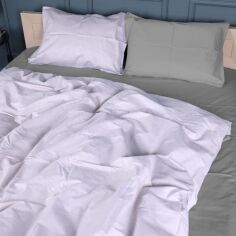 Акція на Підковдра MirSon King Size 220x240 см 22-1380 Grey Gleam сатин від Rozetka