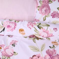 Акція на Підковдра MirSon полуторна євро 160x220 см 17-0726 Peony Whisper Ranforce Elite від Rozetka