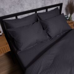 Акція на Набір наволочок Moon&Star Dark Serenity Satin Stripe 70x70 см 2 шт (MS-840001247) від Rozetka
