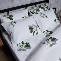 Акція на Набір наволочок Moon&Star Wisteria White Бязь Gold Люкс 50x50 см 2 шт (MS-840001040) від Rozetka