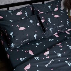 Акція на Набір наволочок Moon&Star Flamingo Satin Elit 70x70 см 2 шт (MS-840001199) від Rozetka