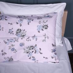 Акція на Наволочка MirSon 22-1377 Flowers on Snow сатин 40x60 см від Rozetka