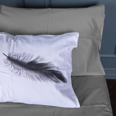 Акція на Наволочка MirSon Сатин 22-1400 Feather Touch 60х60 см від Rozetka