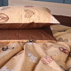 Акція на Наволочка MirSon 17-0705 Toffee Hearts Ranforce Elite 60x60 см від Rozetka
