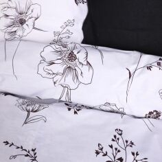 Акція на Простирадло MirSon 220x240 см 17-0727 Shadow Bloom Ranforce Elite від Rozetka