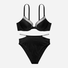 Акція на Роздільний купальник жіночий Victoria's Secret 537934868 34D/M Чорний від Rozetka