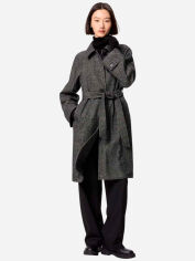 Акція на Пальто осіннє жіноче Uniqlo 535264139 XS Сіре від Rozetka