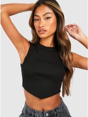 Акція на Топ жіночий Boohoo GZZ50329 42 Чорний від Rozetka