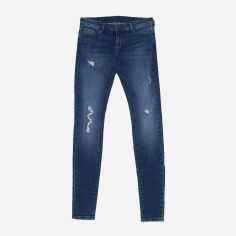 Акція на Джинси Skinny жіночі Noisy May XAZ434505YXNW 29 Темно-сині від Rozetka
