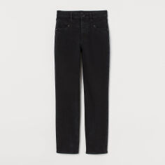 Акція на Джинси Regular fit жіночі H&M 8167371wer 44 Чорні від Rozetka