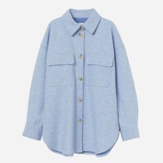 Акція на Сорочка жіноча H&M 9406953wer S Блакитна від Rozetka