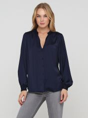 Акція на Блуза жіноча H&M 0478065_001 40 Синя (СА2000002042570) від Rozetka
