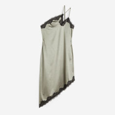 Акція на Сукня коротка літня жіноча H&M 1177746wer XS Хакі від Rozetka