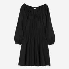 Акція на Сукня коротка літня жіноча H&M 9708423wer M Чорна від Rozetka