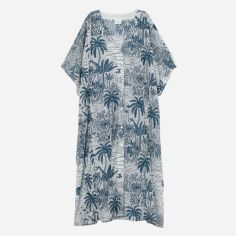 Акція на Сукня міді літня жіноча H&M Desmond & Dempsey 8667281wer XS Біла з синім від Rozetka