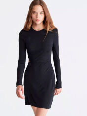Акція на Сукня коротка осіння жіноча Calvin Klein 997509995 L Чорна від Rozetka