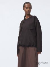 Акція на Світшот жіночий Uniqlo 375770516 S Коричневий від Rozetka