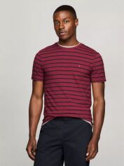 Акція на Футболка бавовняна довга чоловіча Tommy Hilfiger 436759408 M Червона від Rozetka
