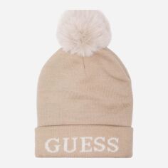 Акція на Шапка жіноча Guess 26167551 One Size Бежева від Rozetka