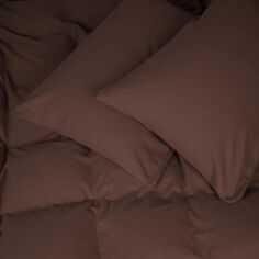 Акція на Комплект постільної білизни MirSon King Size 220х240 см 003 Brown Фланель від Rozetka