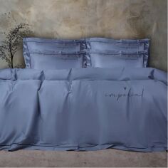 Акція на Комплект постільної білизни MirSon King Size 220х240 см №05 Sea wave Imperial Tencel від Rozetka