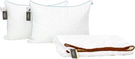 Акція на Набір MirSon №9603 Eco Line Ковдра літня Полуторна 140х205 Cotton + Подушка 50х70 від Rozetka