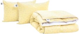 Акція на Набір MirSon №9518 Bio-Beige Ковдра зимова Євро 200х220 Біо-пух + Дві подушки 50х70 від Rozetka
