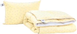 Акція на Набір MirSon №9519 Bio-Beige Ковдра всесезонна Євро 200х220 Біо-пух + Дві подушки 50х70 від Rozetka