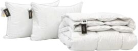 Акція на Набір MirSon №9523 Luxury Exclusive Ковдра зимова Полуторна 140х205 Silk Kapok + Подушка 50х70 від Rozetka