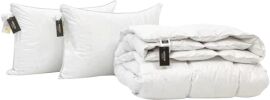 Акція на Набір MirSon №9547 Luxury Exclusive Ковдра зимова Полуторна 140х205 Eucalyptus + Подушка 50х70 від Rozetka