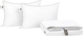 Акція на Набір MirSon №9590 Royal Ковдра всесезонна Полуторна 140х205 Ecosilk + Подушка 50х70 від Rozetka