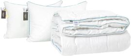 Акція на Набір MirSon №9598 Eco Line Hand Made Ковдра зимова Євро 200х220 EcoSilk + Дві подушки 50х70 від Rozetka